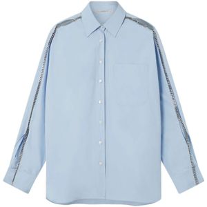 Stella McCartney - Blouse - Lichtblauw - Katoen
