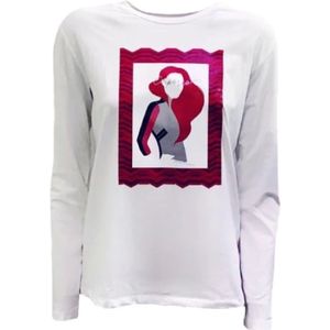 Emporio Armani, Dames, Tops, Wit, Maat: S