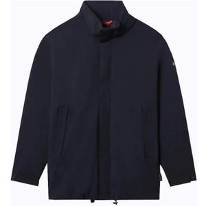 Napapijri, Heren, Jassen, Blauw, Maat: S Polyamide,