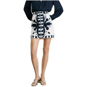 Pepe Jeans, Dames, Rokken, Zwart, Maat: M Katoen,