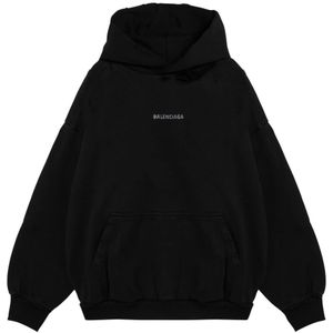 Balenciaga Hoodie , Black , Dames , Maat: M