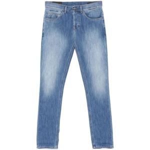 Dondup, Heren, Jeans, Blauw, Maat: W38 Denim,