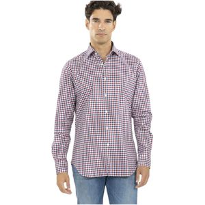 Xacus, Heren, Overhemden, Rood, Maat: M Katoen,