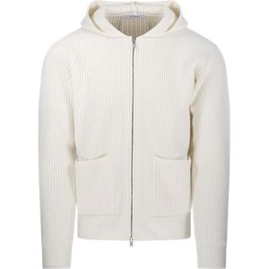 Lardini, Heren, Truien, Wit, Maat: M Wol,