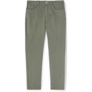 Motivi, Dames, Broeken, Groen, Maat: 2XS Katoen,