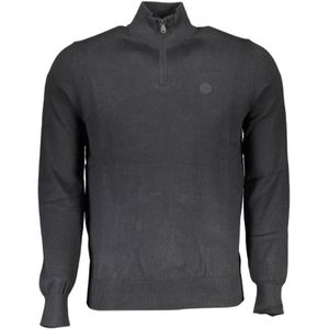 North Sails, Heren, Truien, Zwart, Maat: 2XL Katoen,