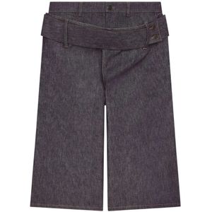 Courrèges, Heren, Korte broeken, Grijs, Maat: W30 Zijde,