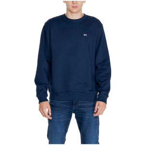 Tommy Hilfiger, Heren, Sweatshirts & Hoodies, Blauw, Maat: XL Katoen,
