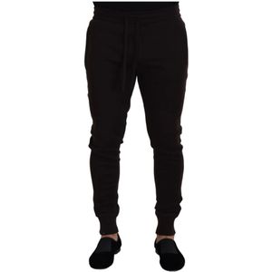 Dolce & Gabbana, Heren, Broeken, Bruin, Maat: M Kasjmier,