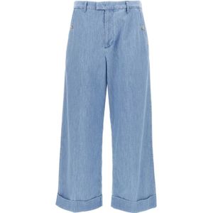 Valentino Garavani, Heren, Jeans, Blauw, Maat: L Katoen,