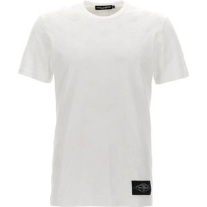 Dolce & Gabbana, Heren, Tops, Wit, Maat: XS Katoen,