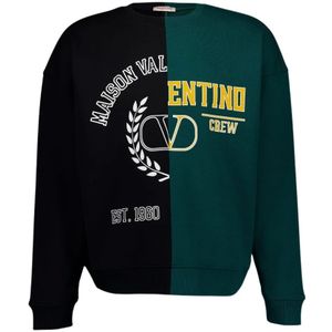 Valentino Garavani, Heren, Sweatshirts & Hoodies, Veelkleurig, Maat: S Katoen,