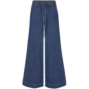 P.a.r.o.s.h., Dames, Jeans, Blauw, Maat: M Denim,