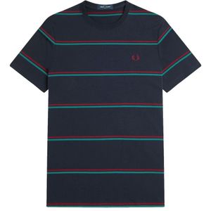 Fred Perry, Heren, Tops, Blauw, Maat: XL Katoen,