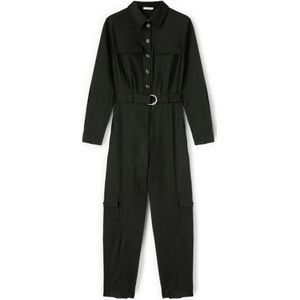 Motivi, Dames, Jumpsuits & Playsuits, Zwart, Maat: 2XS Wol,