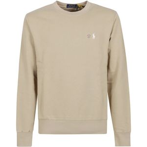 Polo Ralph Lauren, Heren, Sweatshirts & Hoodies, Bruin, Maat: S