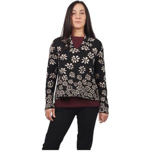 Alessia Santi, Dames, Truien, Veelkleurig, Maat: S Katoen,