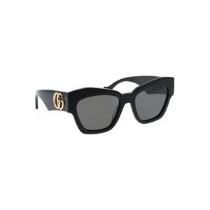 Gucci Stijlvolle gepolariseerde zonnebril voor vrouwen , Black , Dames , Maat: 55 MM