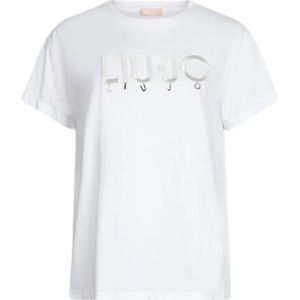 Liu Jo, Dames, Tops, Wit, Maat: L Katoen,