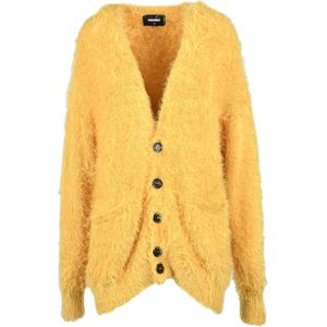 Dsquared2, Dames, Truien, Geel, Maat: S Polyamide,