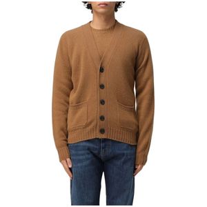 Drumohr, Heren, Truien, Bruin, Maat: L Denim,