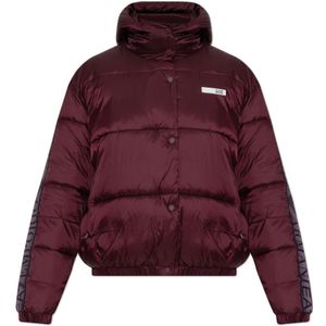 Emporio Armani Ea7, Dames, Jassen, Rood, Maat: M Leer,
