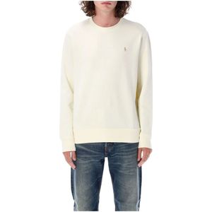 Polo Ralph Lauren, Heren, Sweatshirts & Hoodies, Wit, Maat: S Katoen,