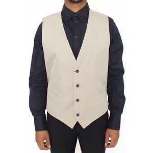 Dolce & Gabbana, Heren, Pakken, Beige, Maat: L Katoen,