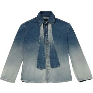3X1, Dames, Blouses & Shirts, Blauw, Maat: XS Denim,