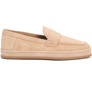 Hogan, Dames, Schoenen, Beige, Maat: 39 EU Suède,