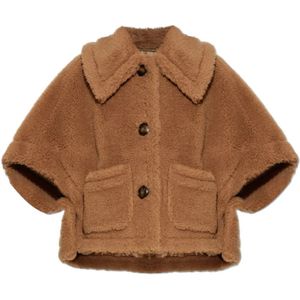 Max Mara, Dames, Jassen, Bruin, Maat: M Wol,