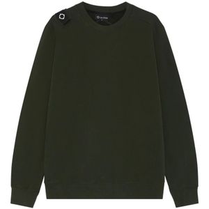 Ma.strum, Heren, Sweatshirts & Hoodies, Groen, Maat: S Katoen,