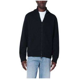 Roberto Collina, Heren, Truien, Blauw, Maat: XL