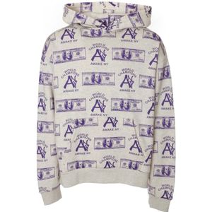 Awake NY, Heren, Sweatshirts & Hoodies, Wit, Maat: L Fleece,