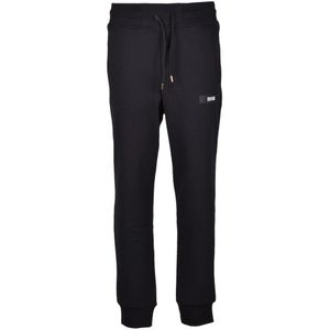 Versace Jeans Couture, Heren, Broeken, Zwart, Maat: XS Katoen,