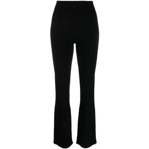 Rabanne, Dames, Broeken, Zwart, Maat: XS Wol,