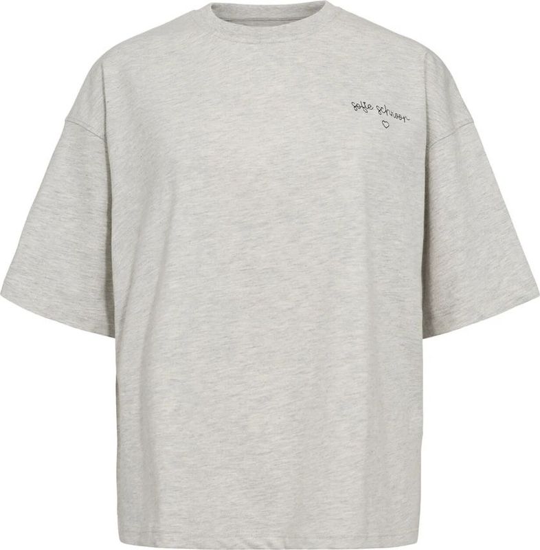 Sofie Schnoor - Oversized Tee - Grijs - Dames - Korte Mouwen