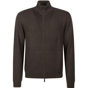 Emporio Armani, Heren, Truien, Grijs, Maat: M