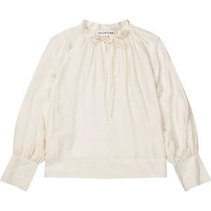 Munthe, Dames, Blouses & Shirts, Beige, Maat: XS