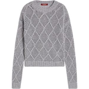 Max Mara Studio, Dames, Truien, Grijs, Maat: S