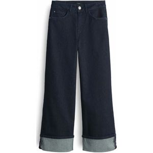 Opus - Donkerblauwe Jeans - 7/8 Lengte - 5-Pocketmodel