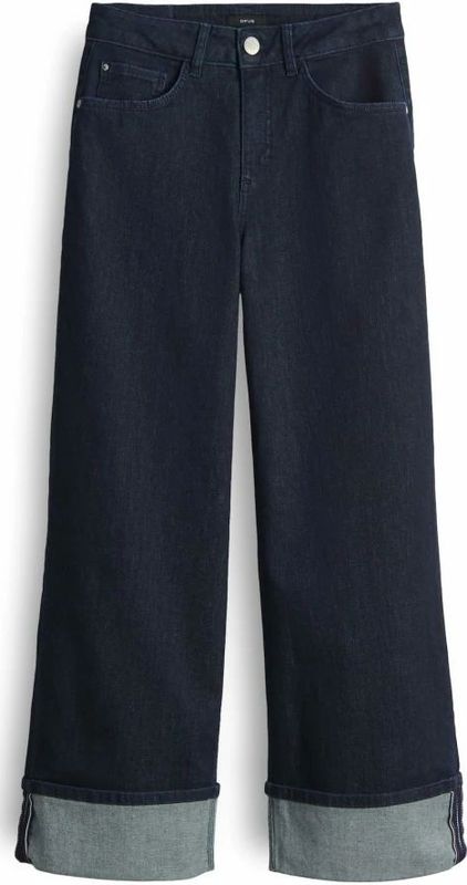 Opus - Donkerblauwe Jeans - 7/8 Lengte - 5-Pocketmodel