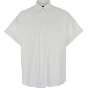 Dolce & Gabbana, Heren, Overhemden, Wit, Maat: S Linnen,