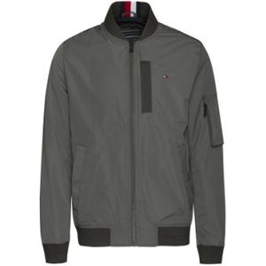 Tommy Hilfiger, Heren, Jassen, Grijs, Maat: L Poliester,