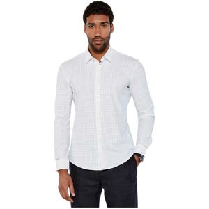 Hugo, Heren, Overhemden, Wit, Maat: L