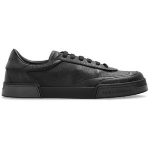 Dolce & Gabbana - Portofino - Sneakers - Zwart - Leer