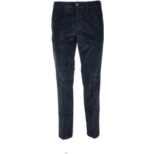 Siviglia, Heren, Broeken, Blauw, Maat: W36 Katoen,