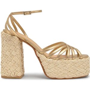 Castañer, Dames, Schoenen, Geel, Maat: 40 EU Leer,