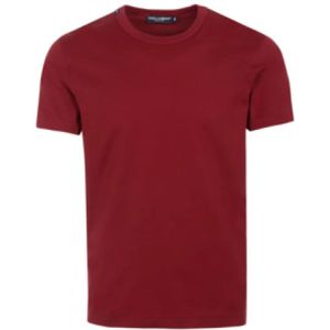 Dolce & Gabbana, Heren, Tops, Rood, Maat: S