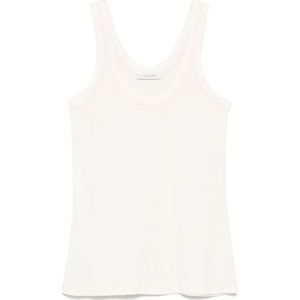 Lemaire, Dames, Tops, Beige, Maat: M Katoen,